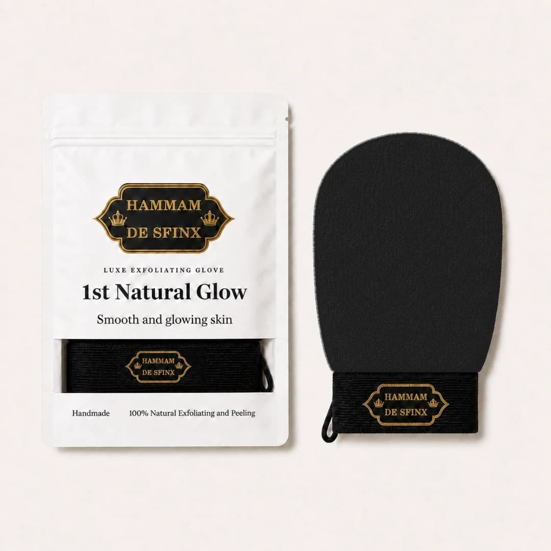 HDS Moroccan scrub glove Black