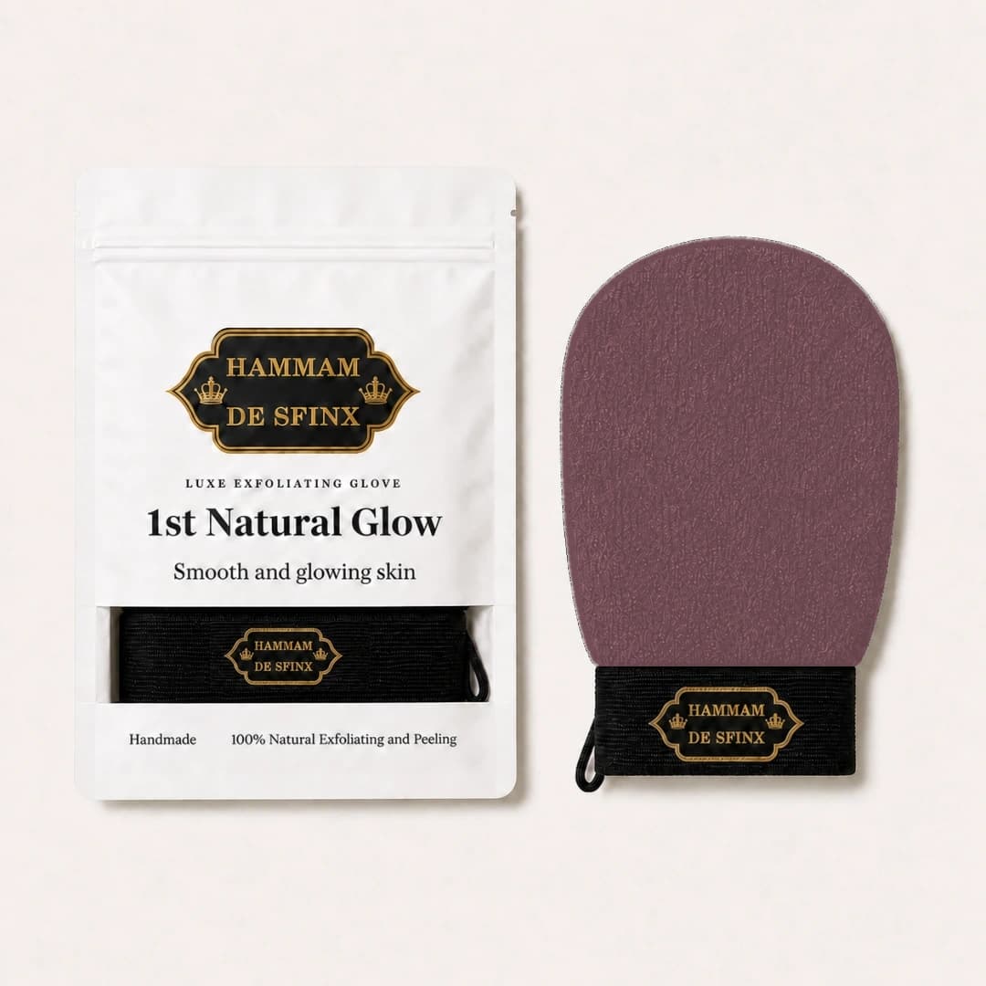 HDS Moroccan scrub glove Mauve