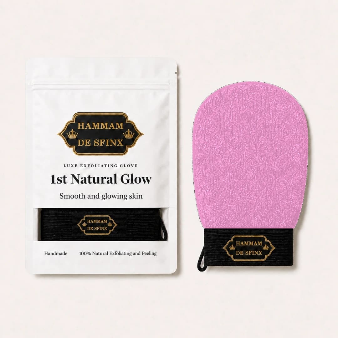 HDS Moroccan scrub glove Pink