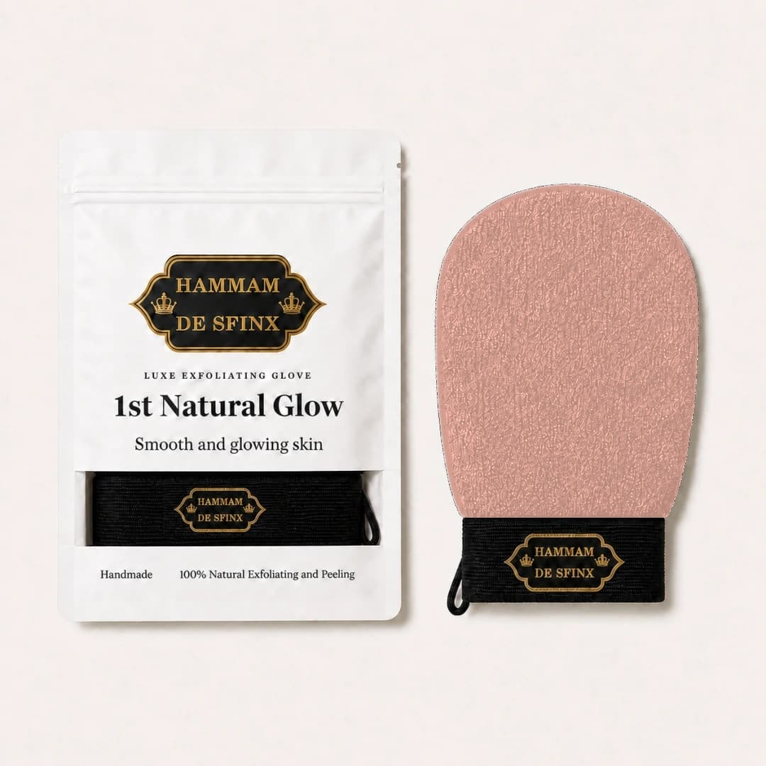 HDS Moroccan scrub glove Peach